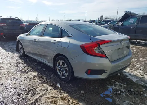 2016 Honda Civic Lx из США, поврежденный, VIN 19XFC2F56GE045378